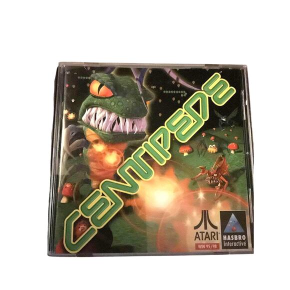 Centipede Game Win 95/98 PC CD-ROM Atari Hasbro for Windows Computer Complete A - Picture 1 of 3